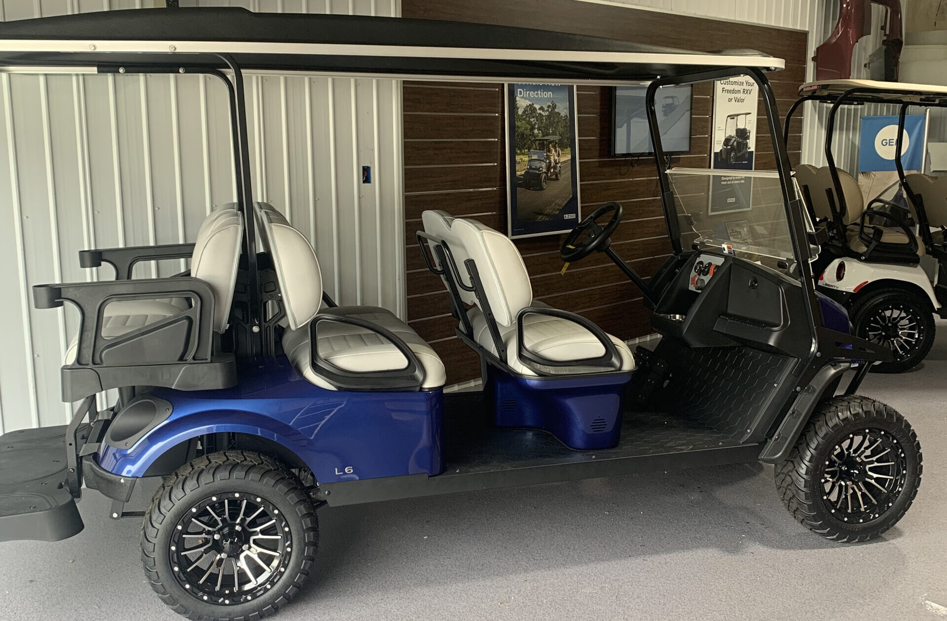 2024 EZGO L6 Gas EFI KRW Electric Vehicle & Cart Sales Eastern